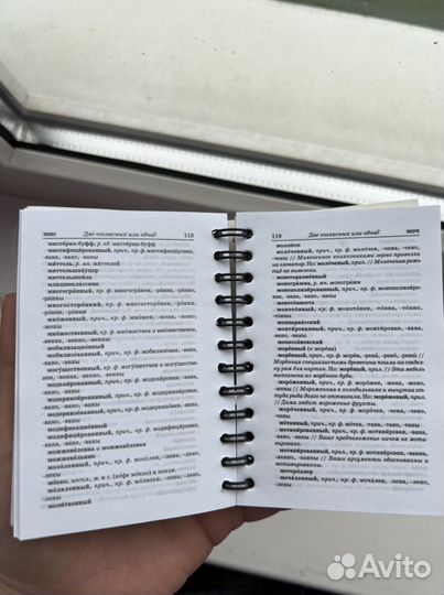 Словарь на ладони