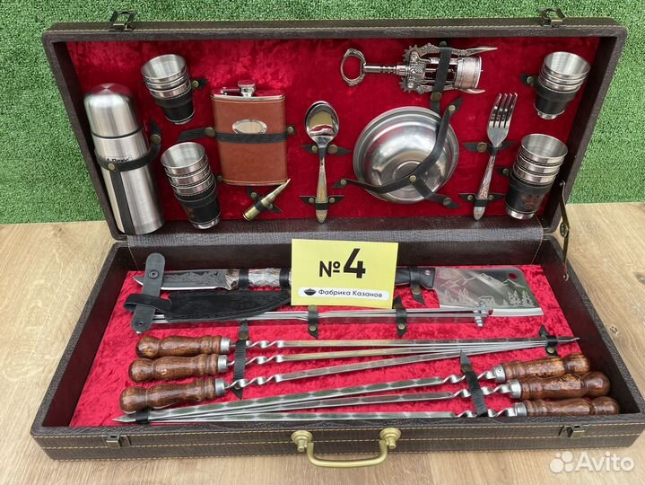 Подарочный шашлычный набор 