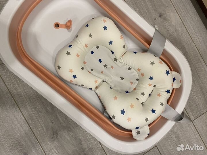 Ванночка для купания складная с матрасиком