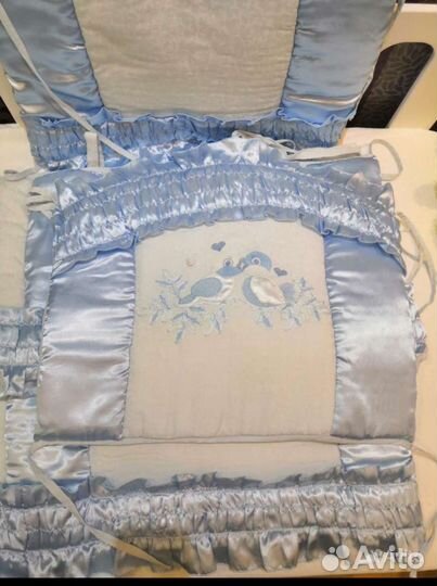 Бортики +балдахин и держатель для него