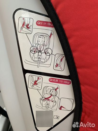 Детское автокресло 9 до 36 кг chicco