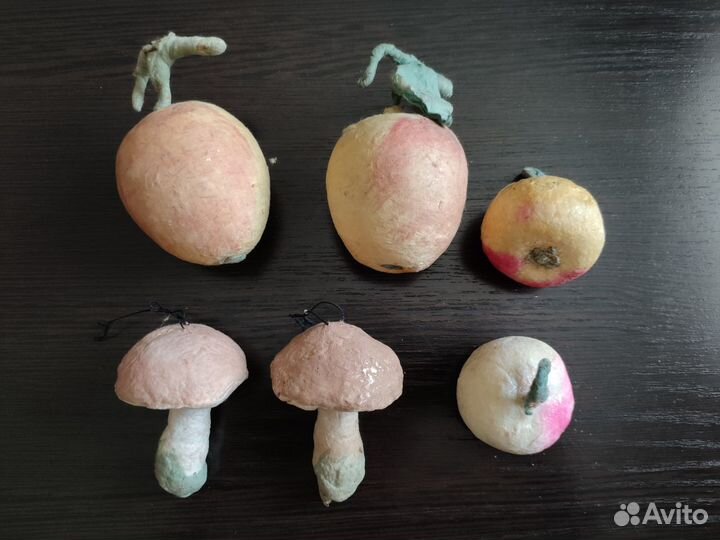 Ёлочные украшения производства СССР 40х-80х годов