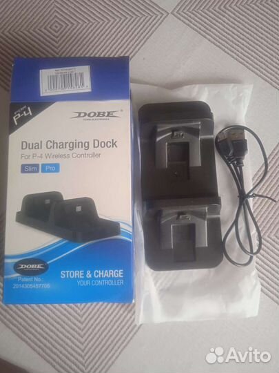 Зарядная док станция для двух джойстиков PSP4