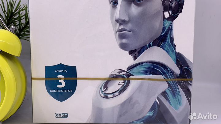 Eset NOD32 антивирус на 3 лицензии новые