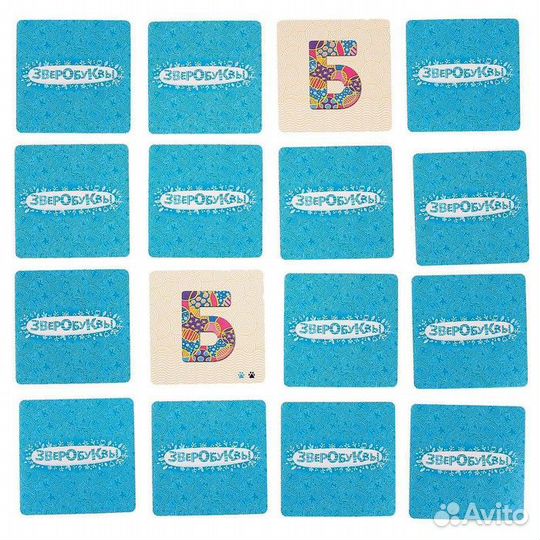 Настольная игра 'Зверобуквы'