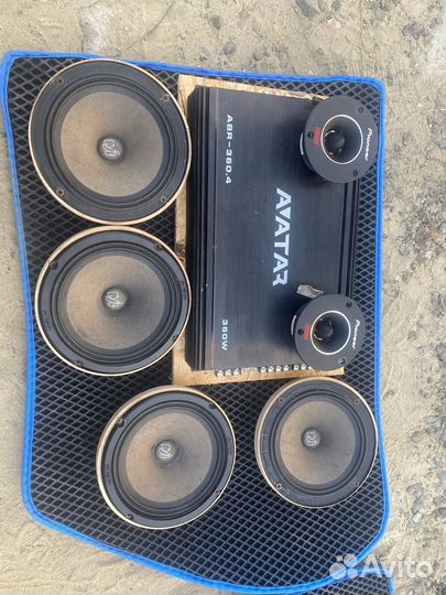 Комплект автозвука бу