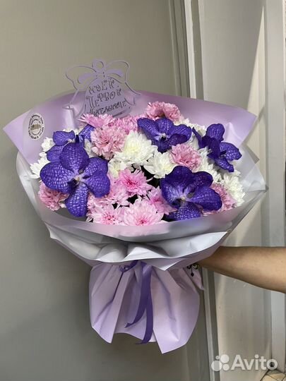 Живые цветы букеты