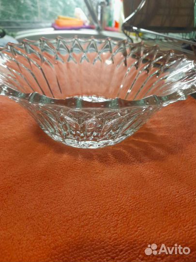 Салатник, стекло.Сделано в СССР
