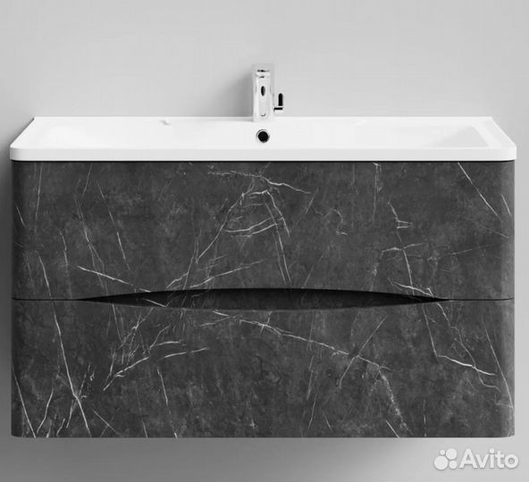 Тумба с раковиной навесная