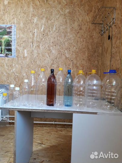 Пэт тара (бутылка) 0.1л - 20л. Одноразовая посуда