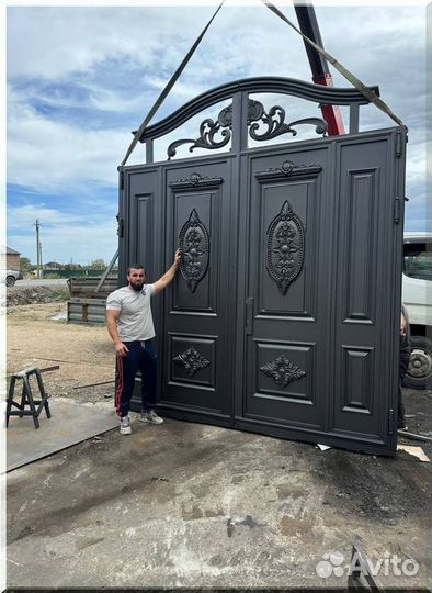 Кованые ворота с доставкой