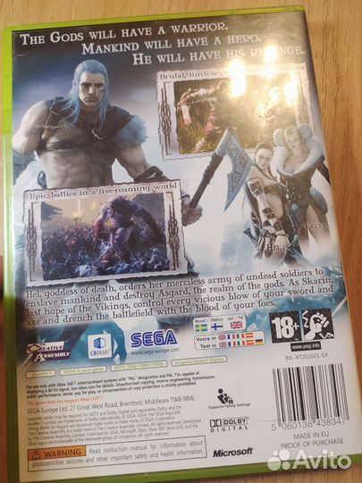 Viking: Battle for Asgard xbox 360 лицензия