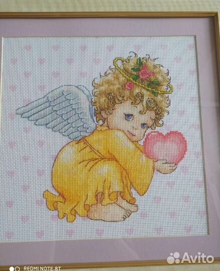 Картина вышивка крестом. 40 на 40 см