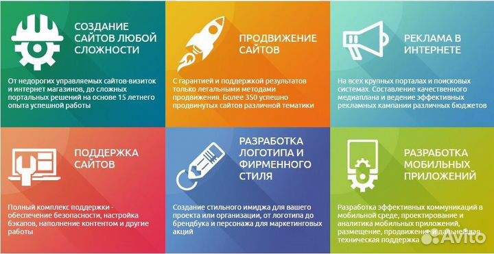 Создание сайта под ключ. Продвижение.Реклама