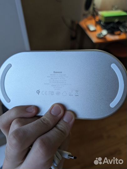 Беспроводная зарядка 2 в 1 Baseus Wireless Charger
