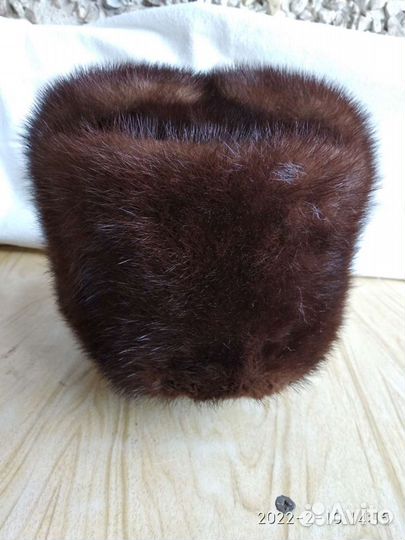 Норковая шапка мужская