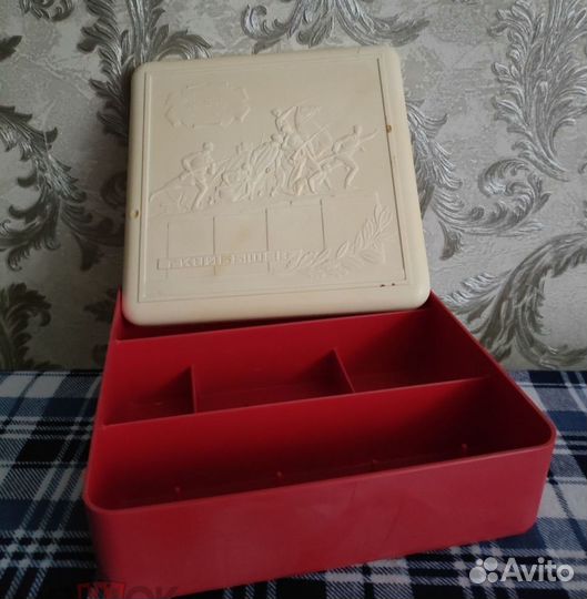 Винтажные шкатулки СССР для рукоделия