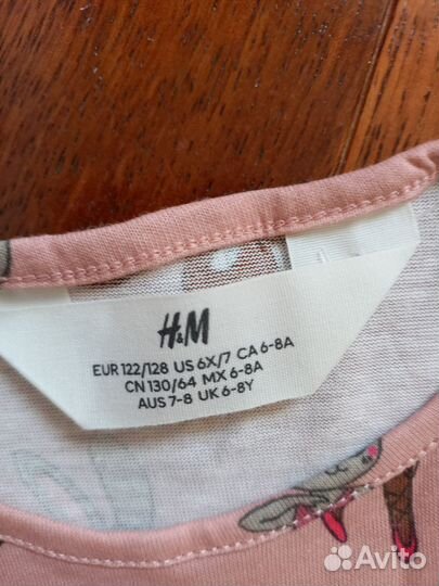 Платье H&M Новое р. 122-128