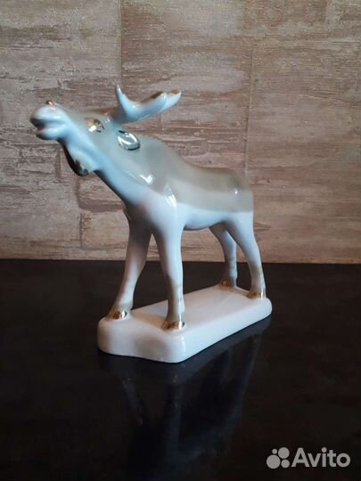 Фарфоровая статуэтка Лось СССР