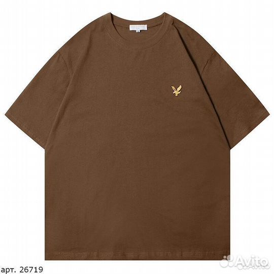 Футболка Lyle Scott Коричневая