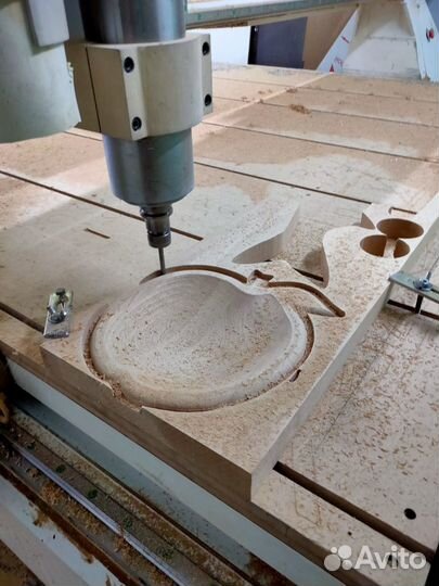 Фрезеровка чпу 2,1х4 м, 3d, лазер 1,5х1,5 m