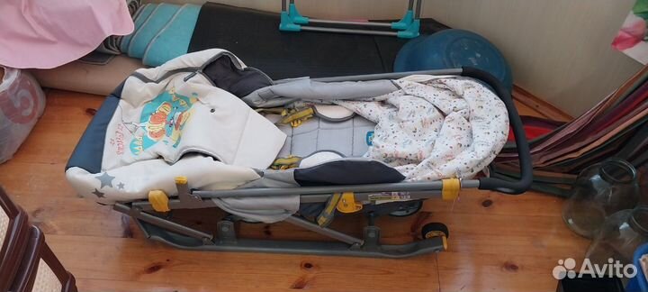 Детские санки с колесами