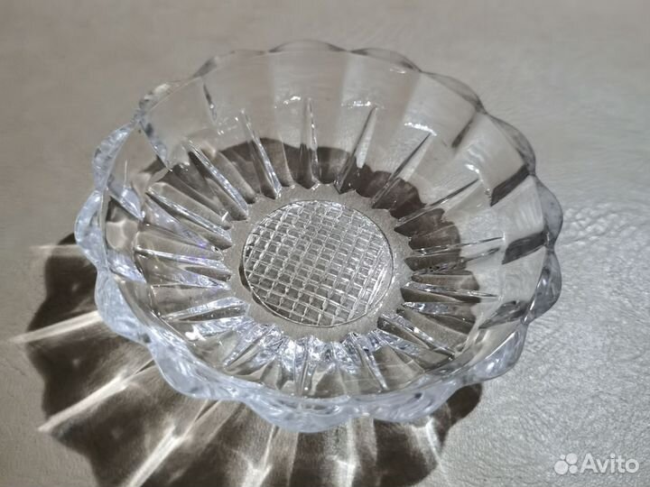 Солонка хрустальная СССР