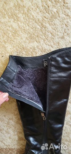 Сапоги женские зимние 39 нат кожа мех