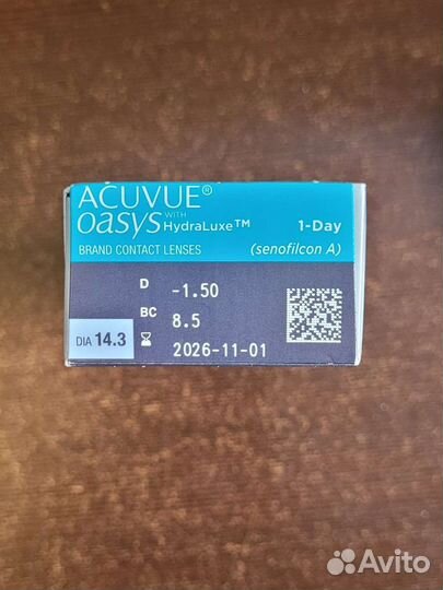 Линзы acuvue oasys