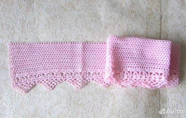 Подзор вязаный крючком. Винтаж 70-х