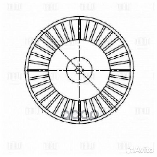 Ролик привод. ремня для а/м Peugeot 306 (97) 1
