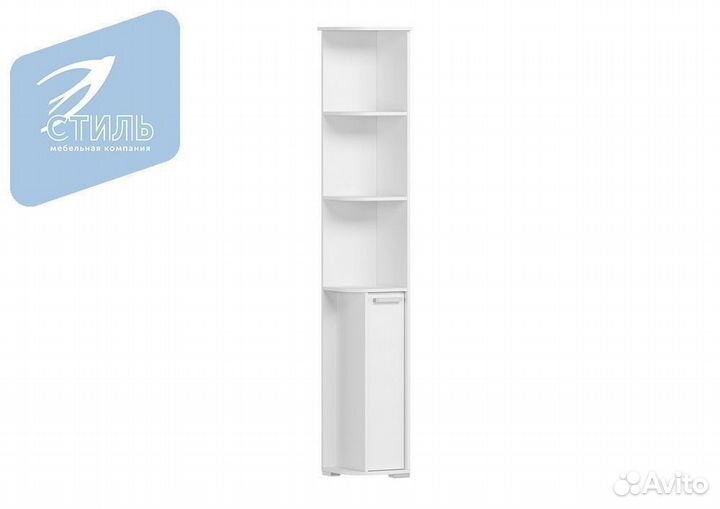 Домино А Торцевая секция Белый