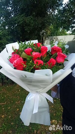 Букет из роз Эквадор 50 см