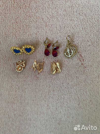 Брошки и серьги