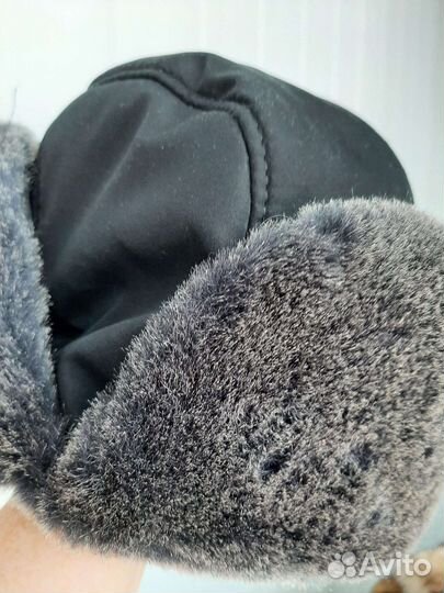 Шапка ушанка мужская р.60-62