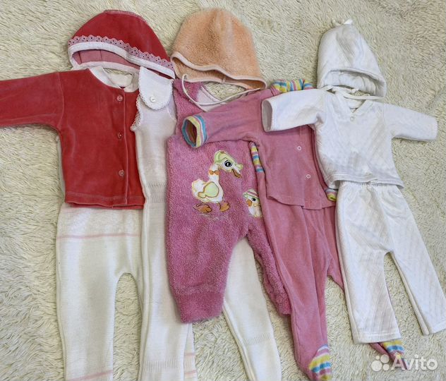 Теплая одежда для новорожденного