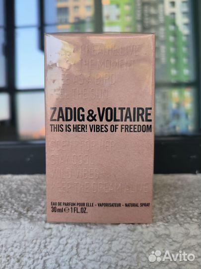 This is her Vibes of freedom, Zadig&Voltaire