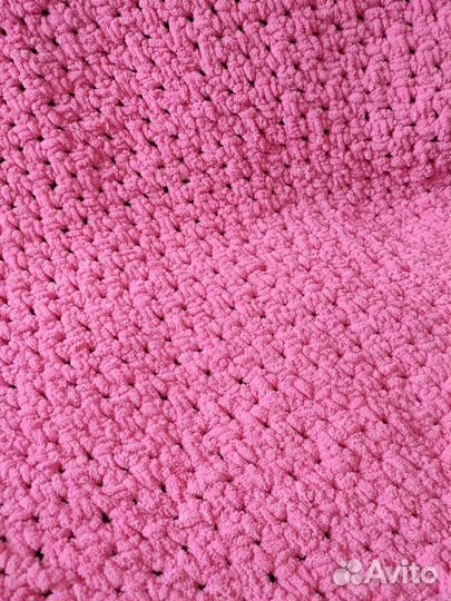 Вязанный плед детский