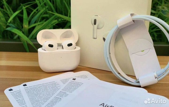 Airpods 3 (новые, Ростест, чехол)