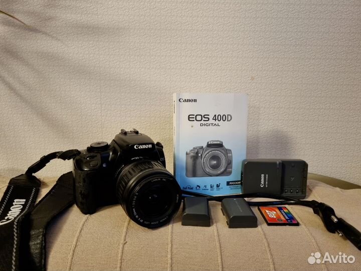 Зеркальный фотоаппарат canon 400d
