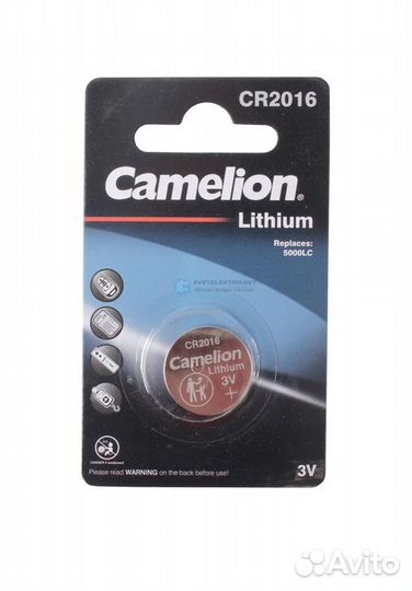 Батарейка Camelion Lithium CR2016 CR2032