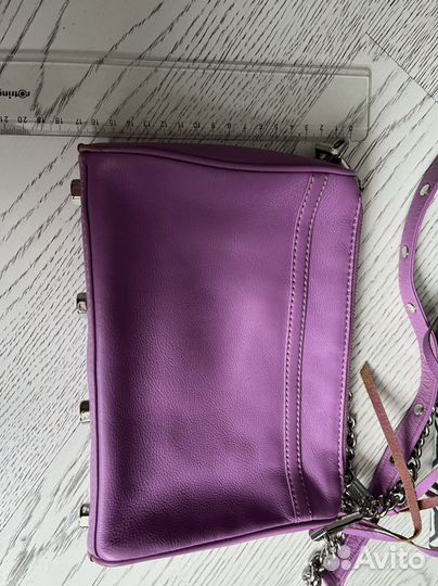 Сумка жен. rebecca minkoff, нат. кожа, сиреневый