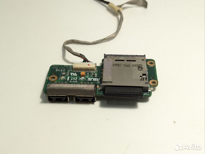 Плата USB и картридер Asus K61IC