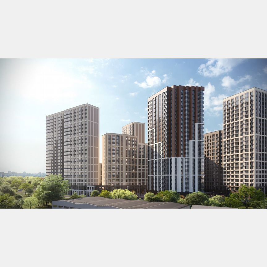 1-к. квартира, 51,1 м², 2/21 эт.