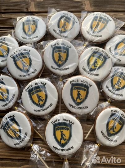 Имбирные пряники с логотипом