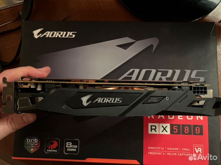 Видеокарта gigabyte Radeon RX 580 8G Aorus
