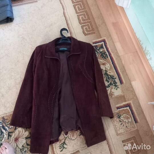 Куртка замшевая женская