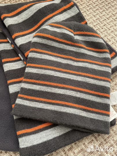Комплект шапка и шарф для мальчика