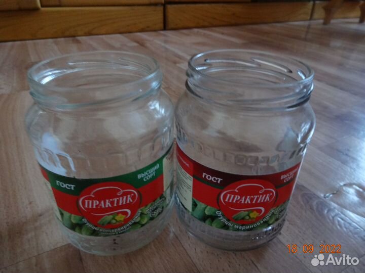 Банки стеклянные для консервирования 3 л, 0,7 л