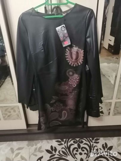 Кожаное платье
